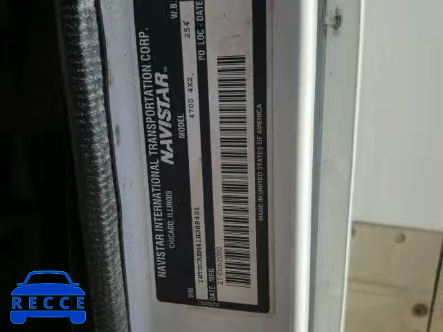 2001 INTERNATIONAL 4000 1HTSCABM41H388491 image 9