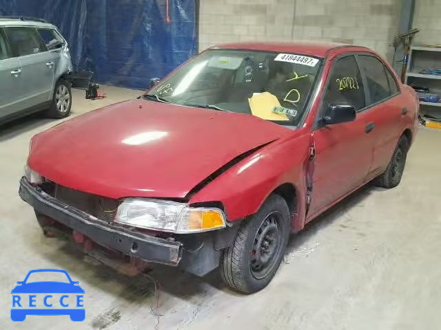 2001 MITSUBISHI MIRAGE JA3AY26C91U045800 image 1