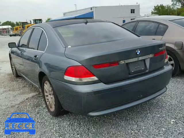 2002 BMW 745 WBAGL63432DP56020 image 2