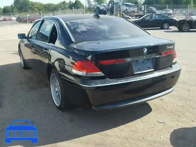 2005 BMW 745 WBAGN63585DS57785 image 2