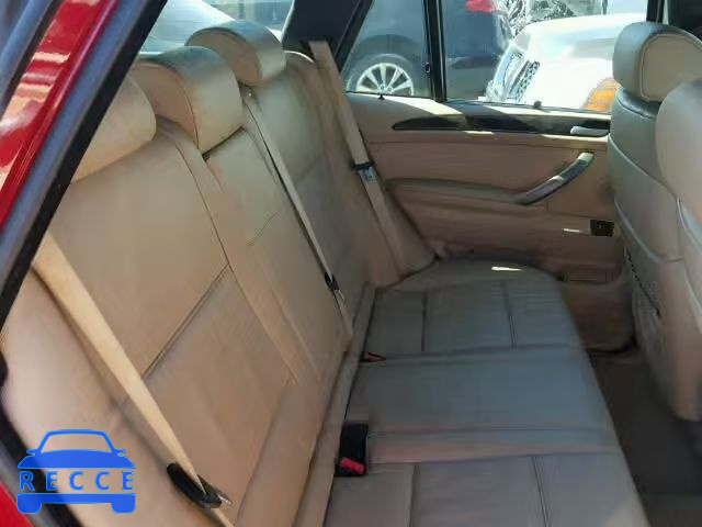 2005 BMW X5 5UXFB535X5LV19618 зображення 5