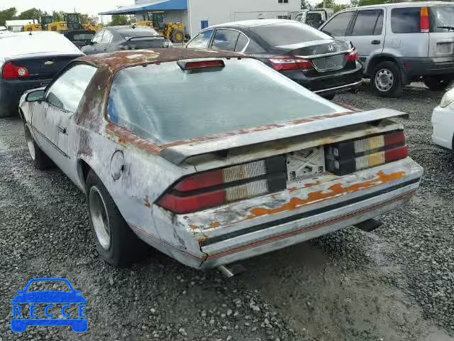 1987 CHEVROLET CAMARO 1G1FP21S4HL117682 image 2