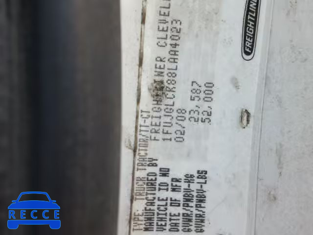 2008 FREIGHTLINER CASCADIA 1 1FUJGLCK88LAA4023 image 9