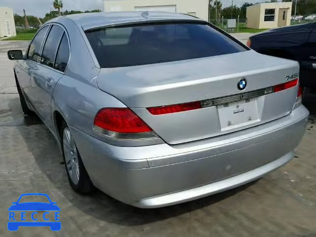 2002 BMW 745 WBAGL63402DP51809 image 2