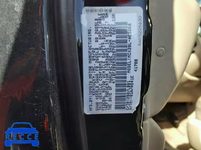 2003 TOYOTA AVALON 4T1BF28B93U287873 image 9