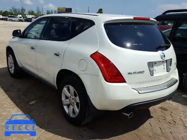 2006 NISSAN MURANO SL JN8AZ08T26W406235 image 2