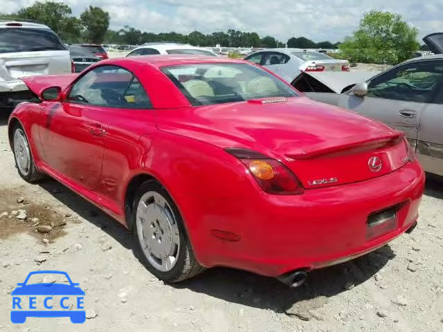 2002 LEXUS SC JTHFN48Y020030548 image 2