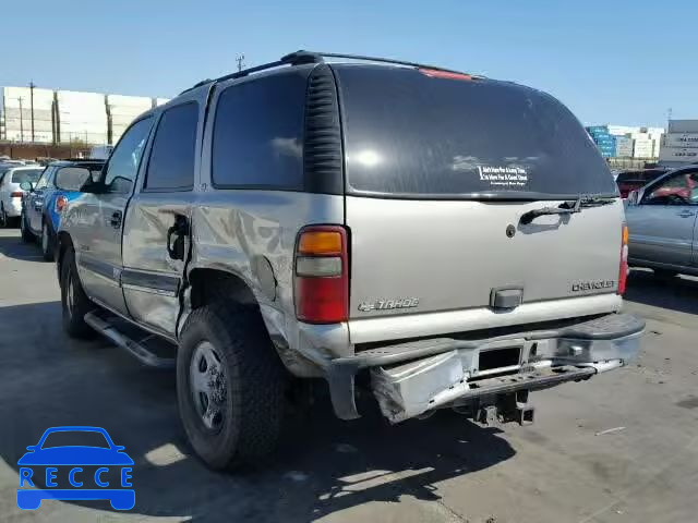 2001 CHEVROLET TAHOE 1GNEK13T01R103208 image 2