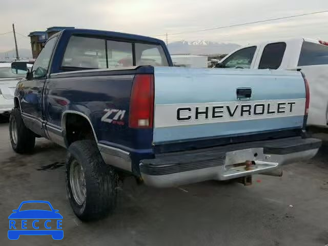 1993 CHEVROLET GMT-400 1GCEK14K3PZ229215 image 2