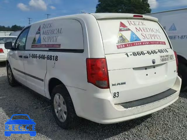 2012 DODGE RAM VAN 2C4JDGAG3CR217419 зображення 2