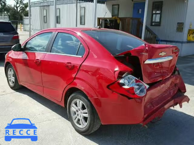 2013 CHEVROLET SONIC 1G1JC5SH6D4164730 зображення 2