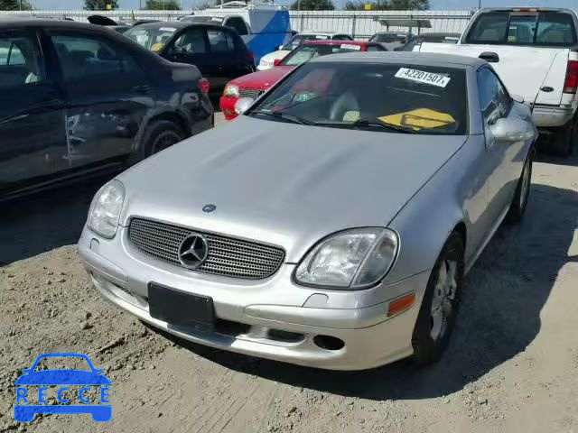 2002 MERCEDES-BENZ SLK WDBKK65F22F243584 Bild 1