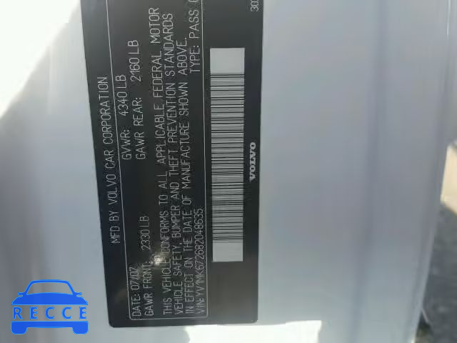 2008 VOLVO C30 YV1MK672682048635 image 9