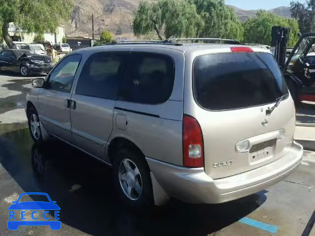 2001 NISSAN QUEST 4N2ZN15T91D822756 Bild 2