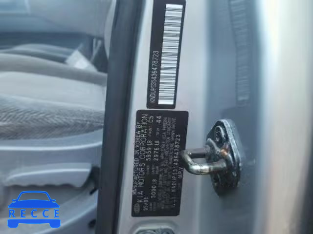 2003 KIA SEDONA KNDUP131436478723 image 9