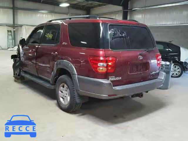 2004 TOYOTA SEQUOIA 5TDBT44A14S223239 зображення 2