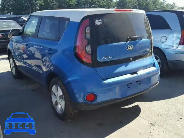 2015 KIA SOUL EV KNDJP3AE2F7001114 image 2