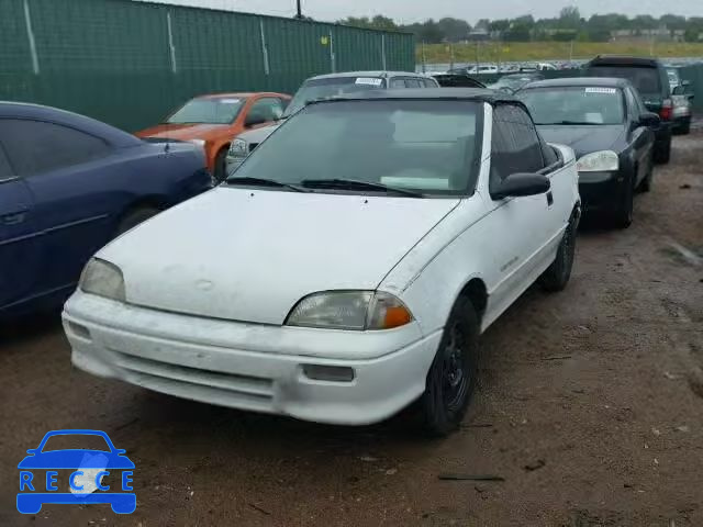 1992 GEO METRO JG1MR3368NK212903 image 1