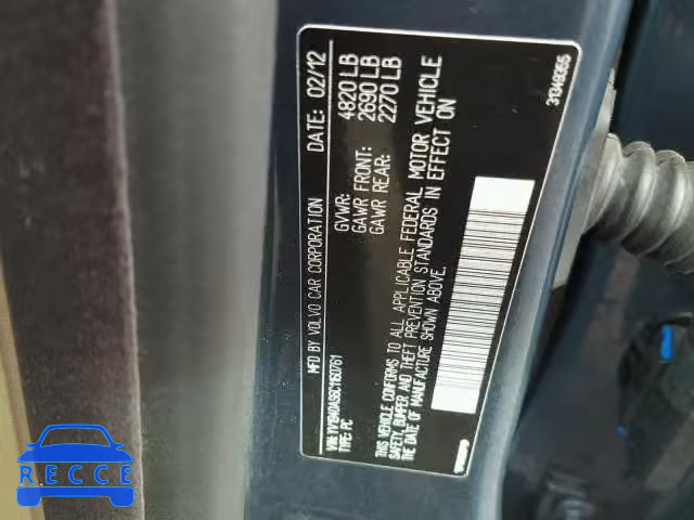 2012 VOLVO S80 YV1940AS6C1160761 image 9