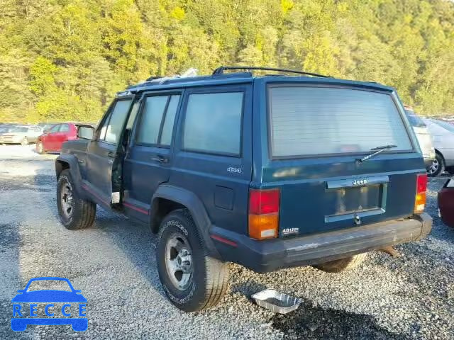 1996 JEEP CHEROKEE 1J4FJ68S8TL205742 image 2
