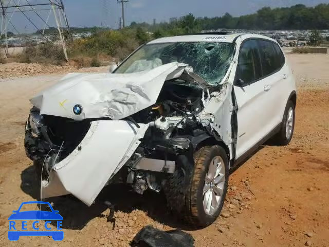 2013 BMW X3 5UXWX9C56D0A28555 image 1