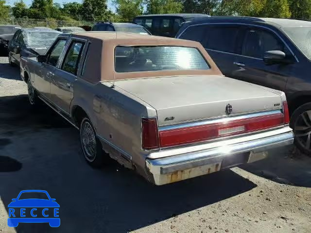 1986 LINCOLN TOWN CAR 1LNBP96F6GY651130 image 2
