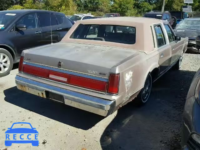 1986 LINCOLN TOWN CAR 1LNBP96F6GY651130 image 3