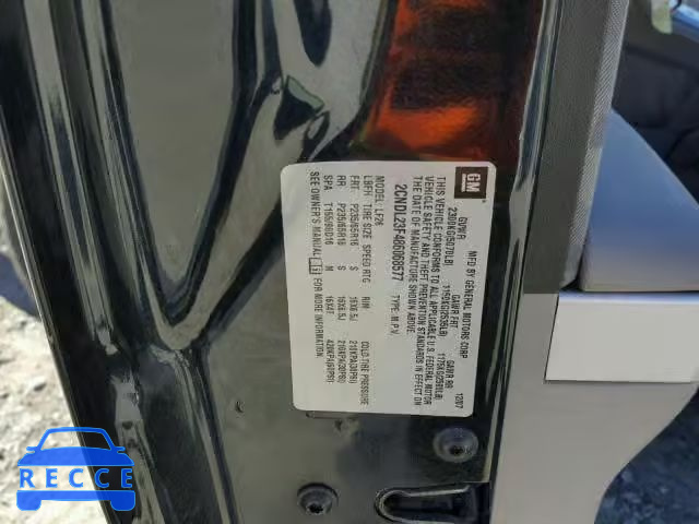 2008 CHEVROLET EQUINOX 2CNDL23F486068577 image 9