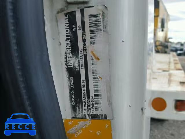 2005 INTERNATIONAL 4000 1HTMMAAM55H675416 image 9