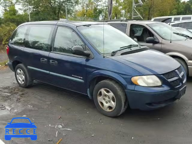 2001 DODGE CARAVAN 1B4GP25B71B139383 Bild 8