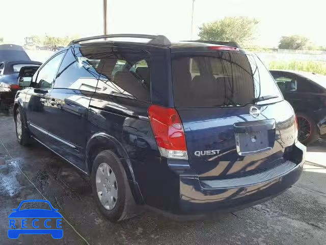 2006 NISSAN QUEST 5N1BV28U96N108380 зображення 2