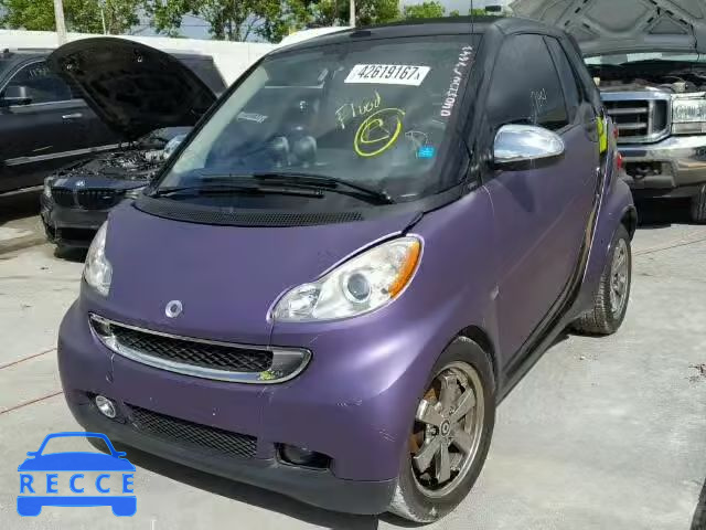 2009 SMART FORTWO WMEEK31X49K304531 зображення 1