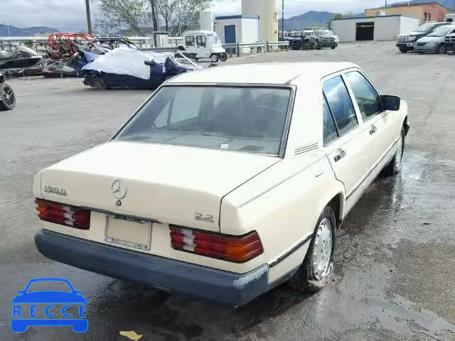 1984 MERCEDES-BENZ 190 WDBDB22A8EA094304 зображення 3