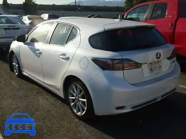 2011 LEXUS CT JTHKD5BH8B2012044 зображення 2