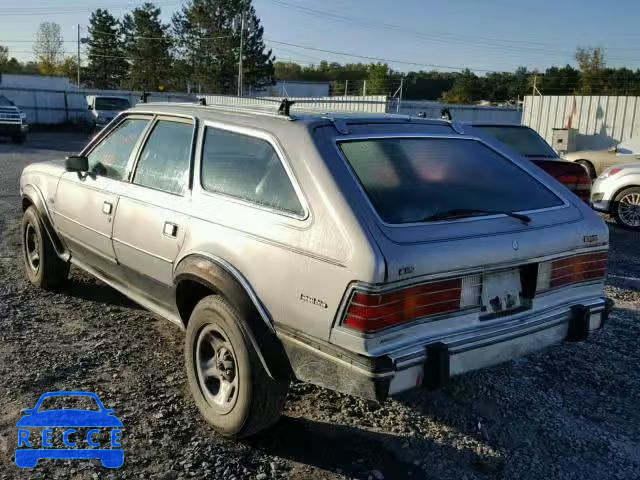 1987 AMERICAN MOTORS EAGLE 2CCCK3856HB702105 image 2