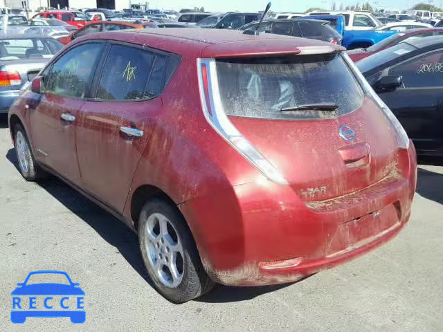 2011 NISSAN LEAF JN1AZ0CP4BT006343 зображення 2