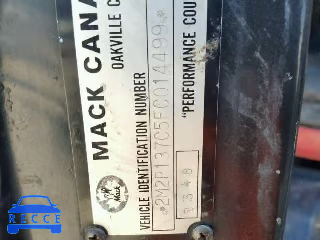 1985 MACK 600 2M2P137C5FC014499 Bild 9