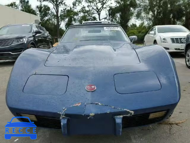 1975 CHEVROLET CORVETTE 1Z67J5S422059 image 9