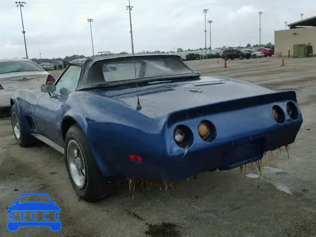 1975 CHEVROLET CORVETTE 1Z67J5S422059 image 2