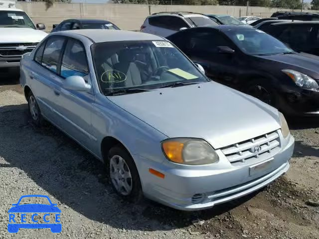 2003 HYUNDAI ACCENT KMHCG45C23U493076 image 0