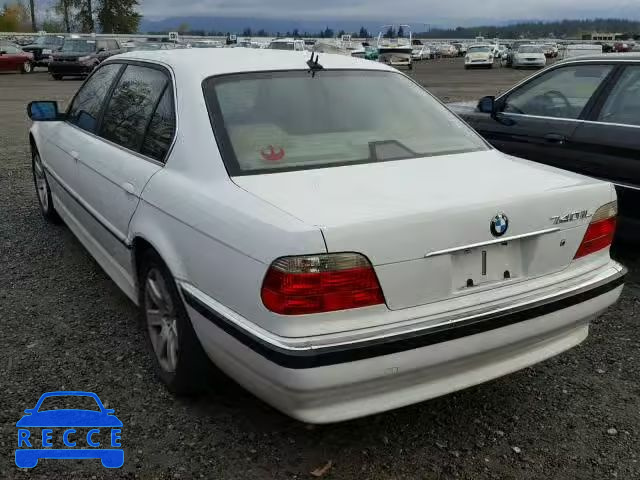 2001 BMW 740 WBAGH83421DP28494 image 2