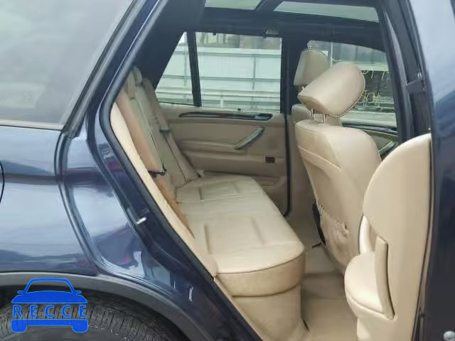 2006 BMW X5 5UXFA135X6LY40622 зображення 5