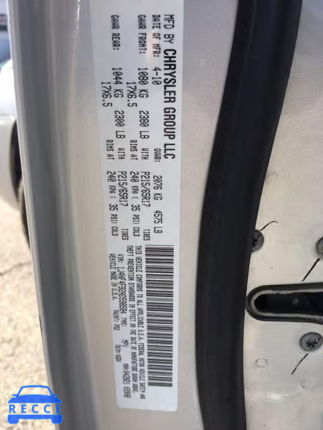 2010 JEEP COMPASS 1J4NF4FB2AD598584 image 9