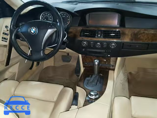 2005 BMW 545 WBANB33505CN66588 image 8