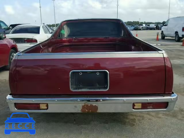 1986 CHEVROLET EL CAMINO 3GCCW80H0GS908760 image 9