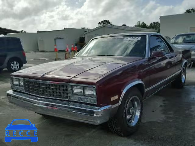 1986 CHEVROLET EL CAMINO 3GCCW80H0GS908760 image 1