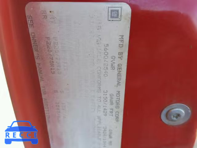 1993 GMC SIERRA 1GTDC14H0PE518847 Bild 9