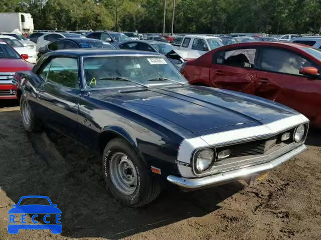 1968 CHEVROLET CAMARO 124378N438279 зображення 0