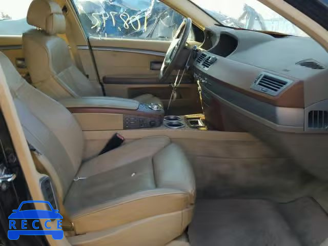 2006 BMW 750 WBAHL83506DT04833 зображення 4