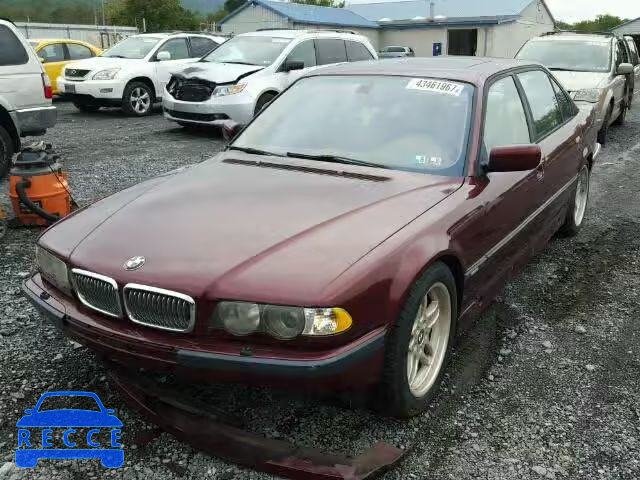 2001 BMW 740 WBAGH83421DP22937 image 1